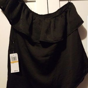 Off one shoulder